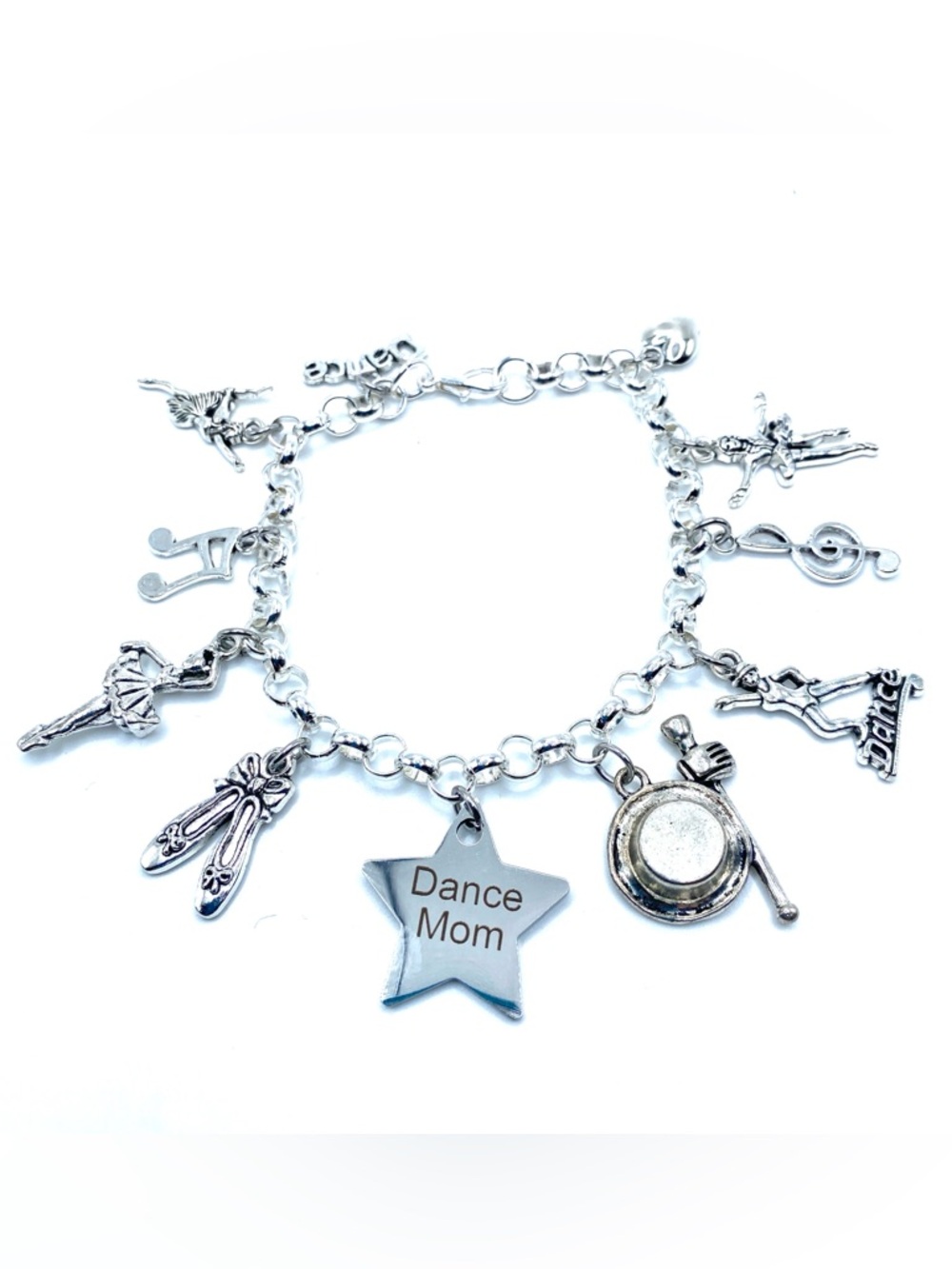 Dance Mom Charm Bracelet Ballet Tap Jazz Dancer